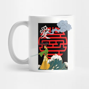 Samurai T-Shirt Mug